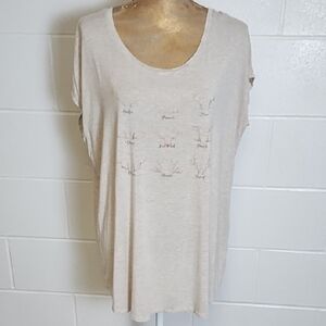 Oatmeal Christmas Soft Tee Shirt Top Reindeer Games Names Graphic